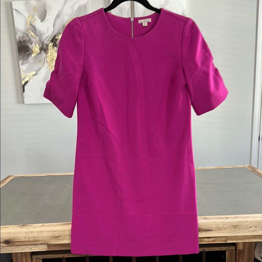 GAP Pink Mini Dress Short Sleeve Crew Neck - Picture 1 of 5
